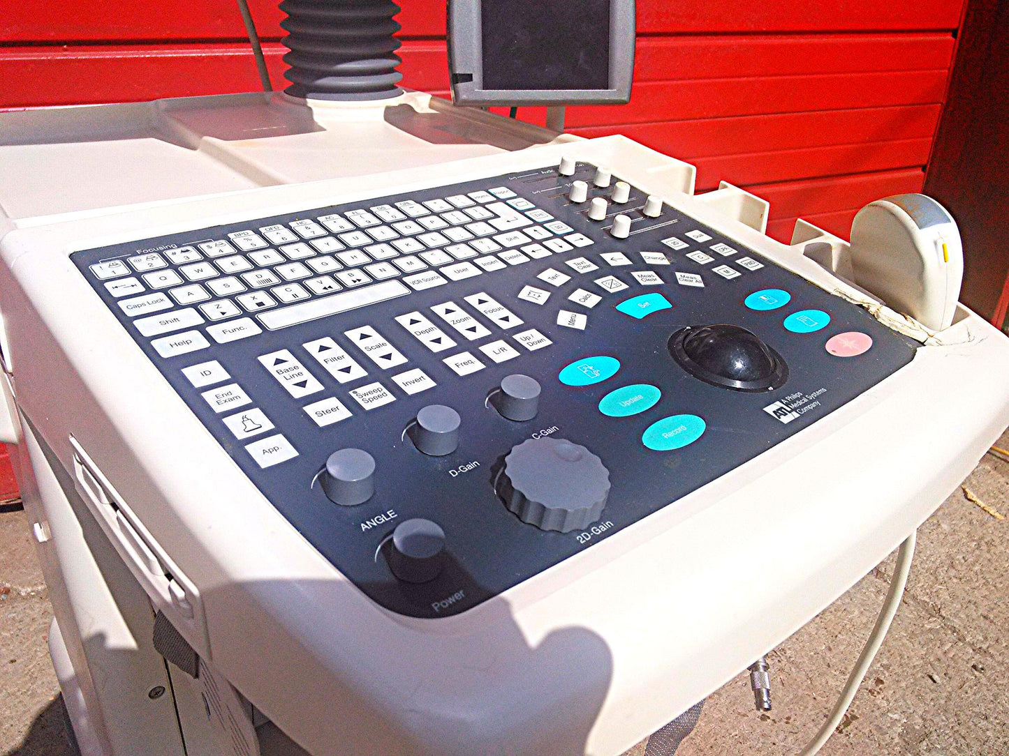 ATL ULTRAMARK 400C ULTRASOUND PHILIPS 4.0 40mm PROBE MITSUBISHI P91 PRINTER CART