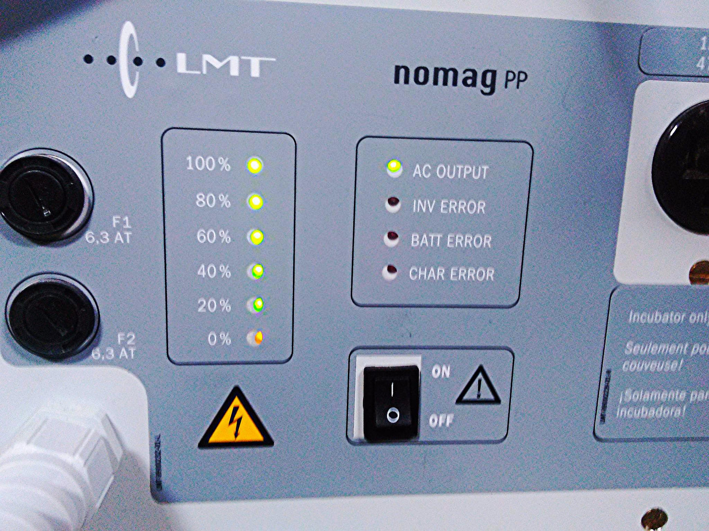LMT NOMAG IC 1,5 NEONATAL INFANT TRANSPORT INCUBATOR THERAPY Hill-Rom HOSPITAL