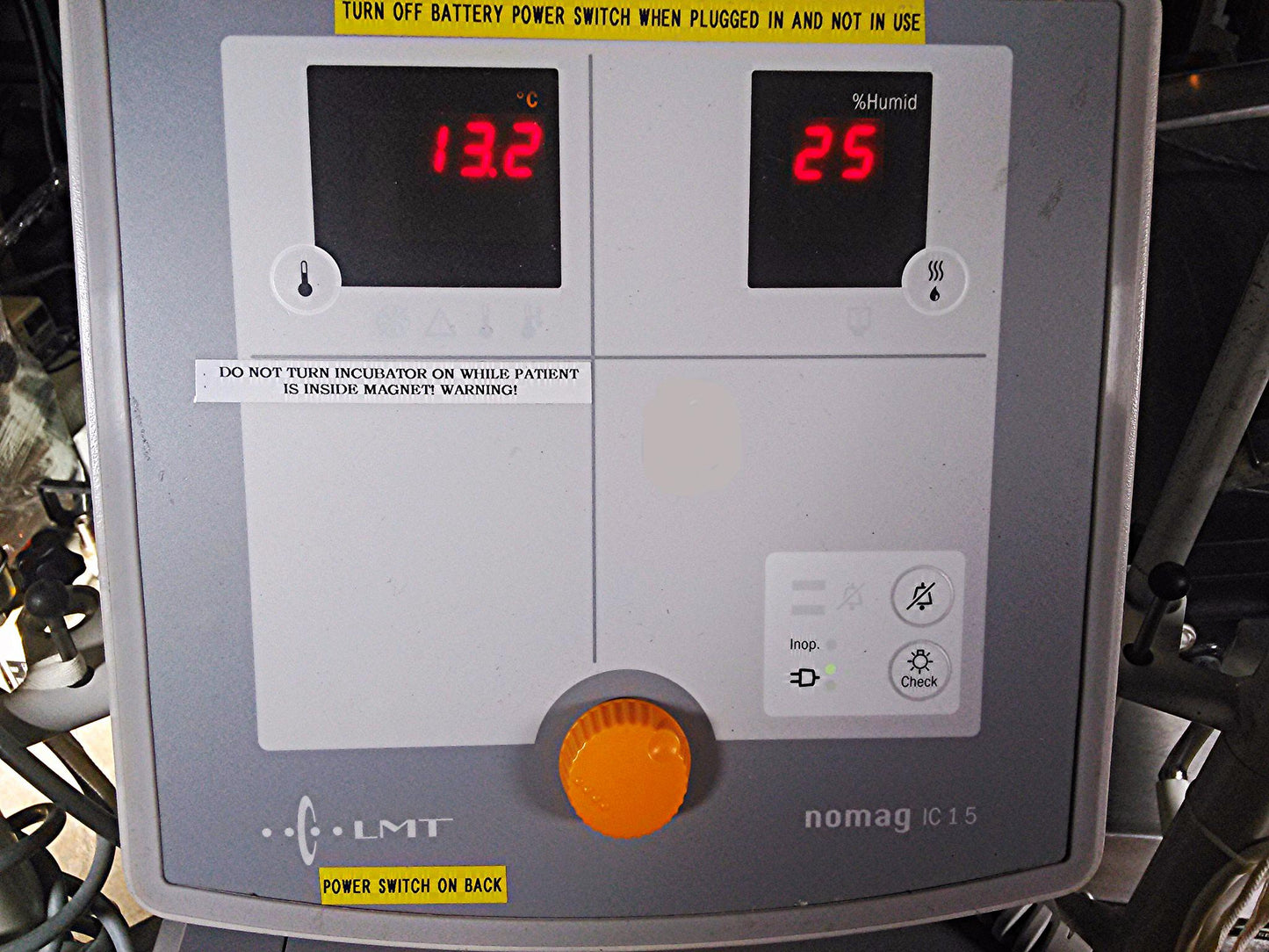 LMT NOMAG IC 1,5 NEONATAL INFANT TRANSPORT INCUBATOR THERAPY Hill-Rom HOSPITAL