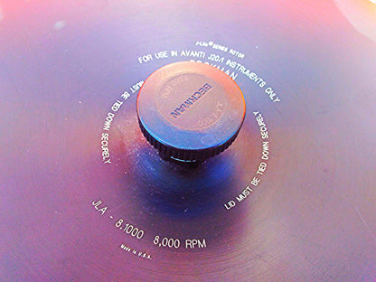 BECKMAN J-LITE JLA-8 8000 RPM 6 Liter CANISTER ROTOR AVANTI J20/i CENTRIFUGE