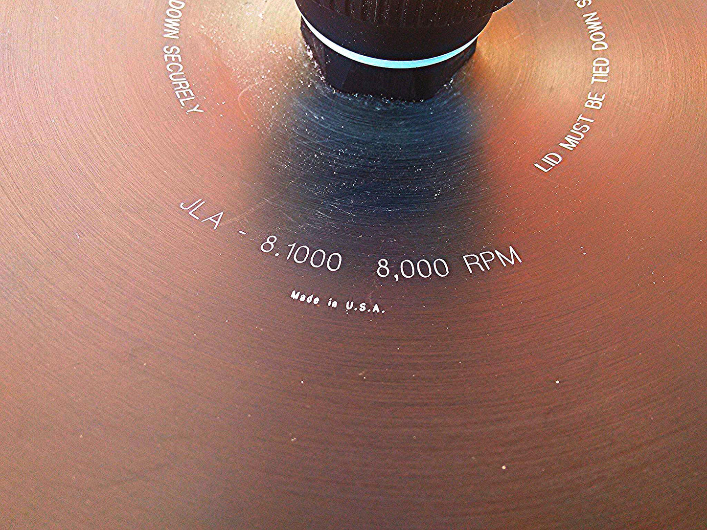 BECKMAN J-LITE JLA-8 8000 RPM 6 Liter CANISTER ROTOR AVANTI J20/i CENTRIFUGE