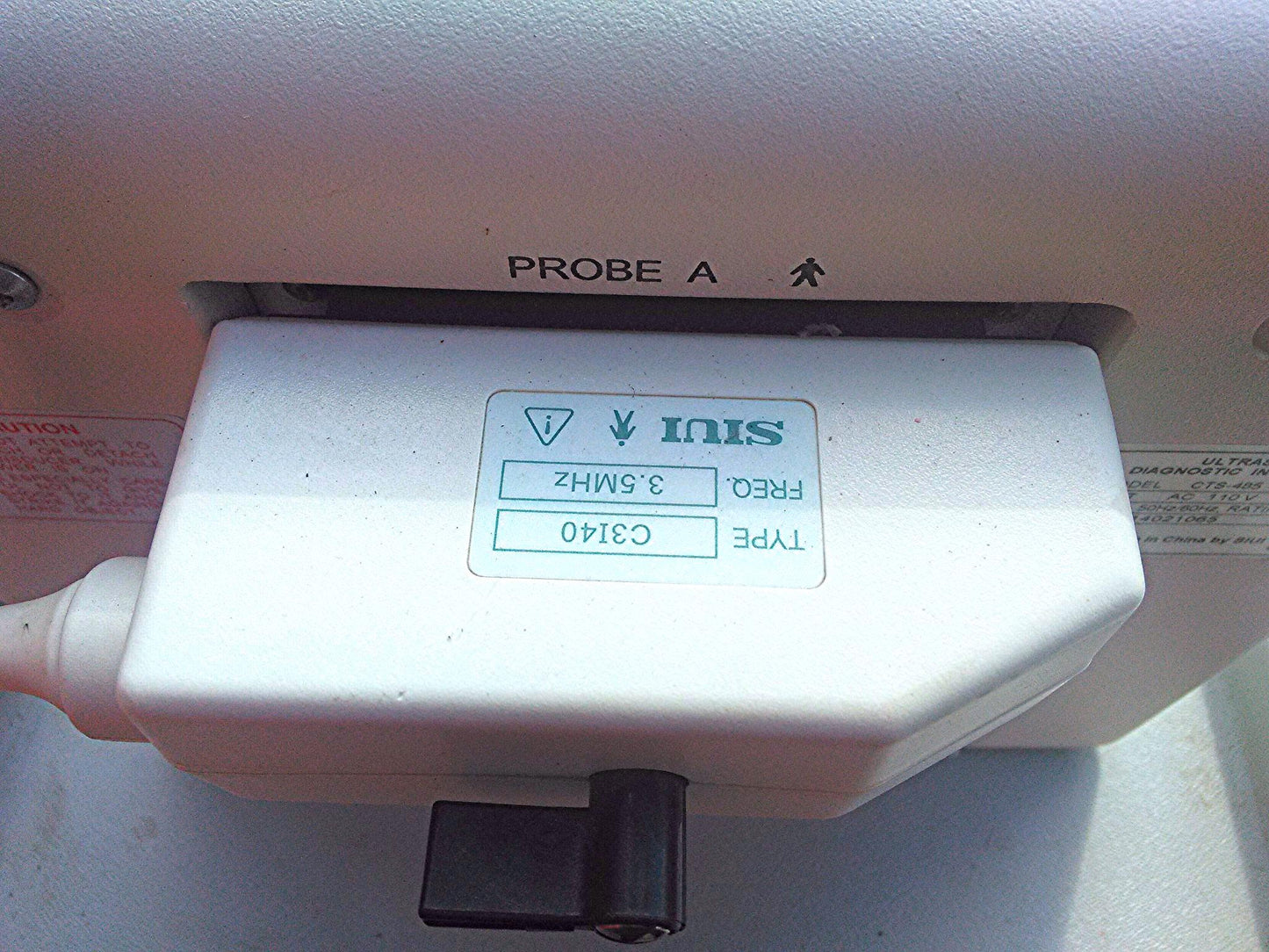 SIUI CTS-485 PORTABLE ULTRASOUND ULTRASONIC DIAGNOSTIC INSTRUMET 3.5 PROBE C3I40