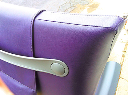 CUSTOMIZED RARE MODERN HERMAN MILLER PLUS OTTOMAN LOUNGE LEATHER CHAIR FREE SHIP