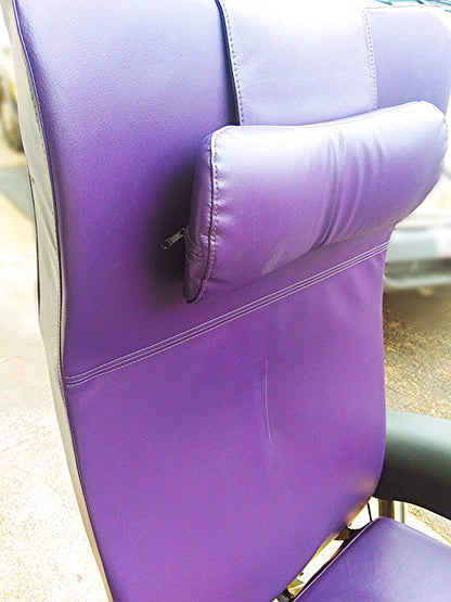 CUSTOMIZED RARE MODERN HERMAN MILLER PLUS OTTOMAN LOUNGE LEATHER CHAIR FREE SHIP