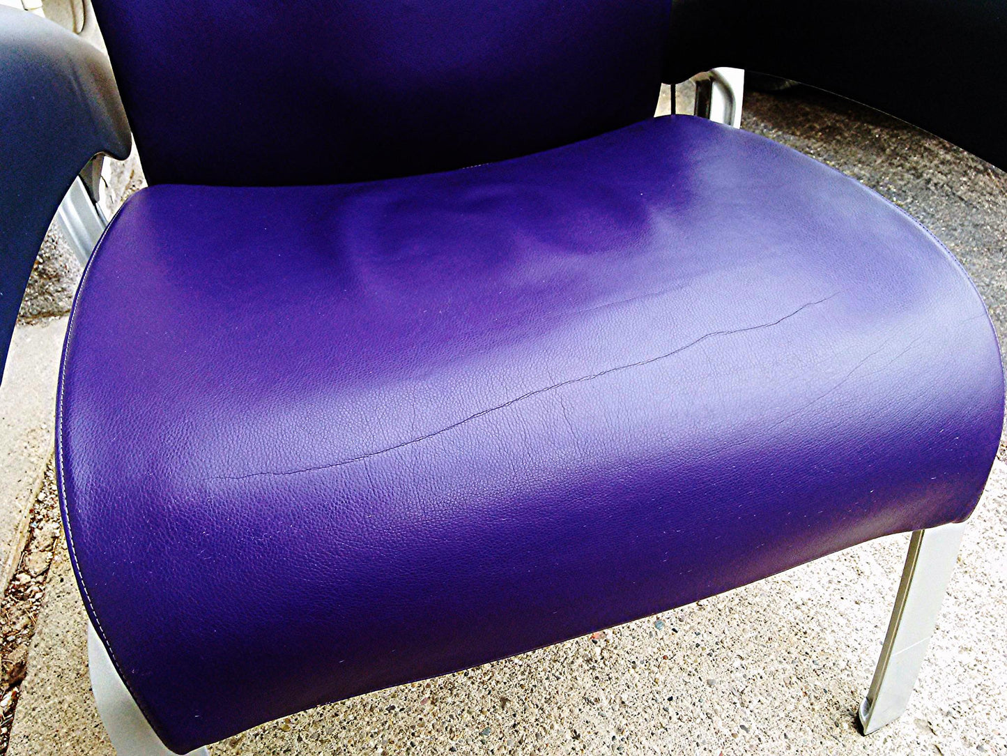 CUSTOMIZED RARE MODERN HERMAN MILLER PLUS OTTOMAN LOUNGE LEATHER CHAIR FREE SHIP