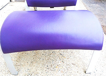 CUSTOMIZED RARE MODERN HERMAN MILLER PLUS OTTOMAN LOUNGE LEATHER CHAIR FREE SHIP