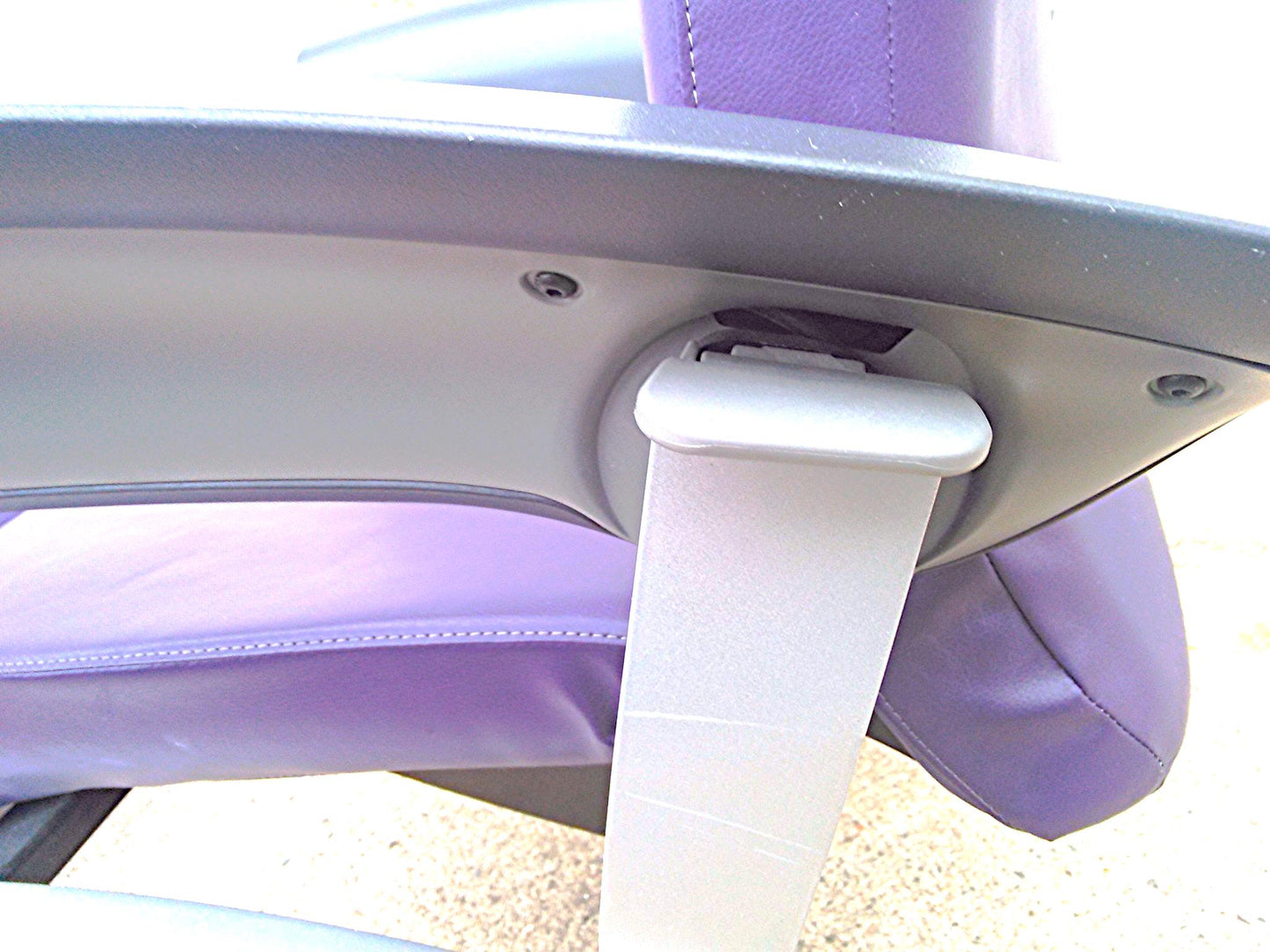 CUSTOMIZED RARE MODERN HERMAN MILLER PLUS OTTOMAN LOUNGE LEATHER CHAIR FREE SHIP