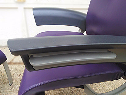 CUSTOMIZED RARE MODERN HERMAN MILLER PLUS OTTOMAN LOUNGE LEATHER CHAIR FREE SHIP