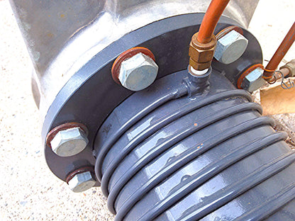 CVC PRODUCTS Type PMCS-6B 1800 WATTS 6" HIGH VACUUM PUMP NC w/ NORCAL GATE VALVE