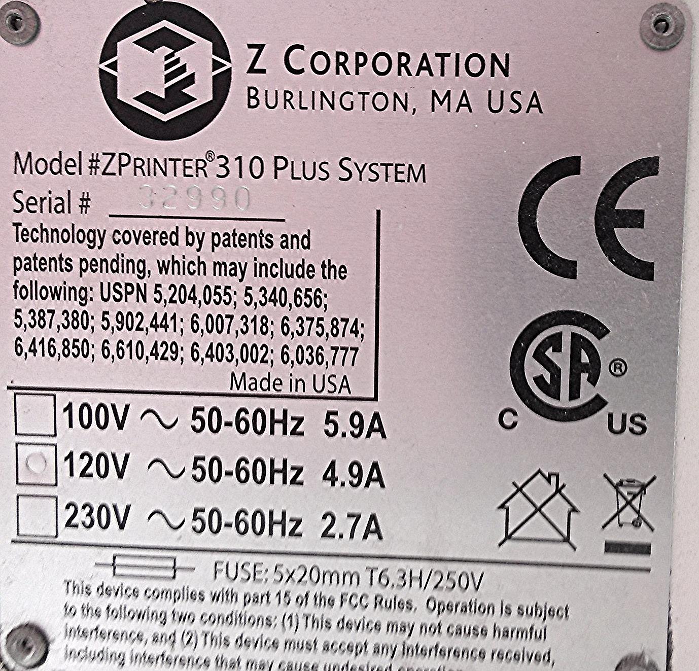 RARE ZPRINTER Z 3D PRINTER 310 PLUS SYSTEM WATCH VIDEO UNIT WORKING Systems