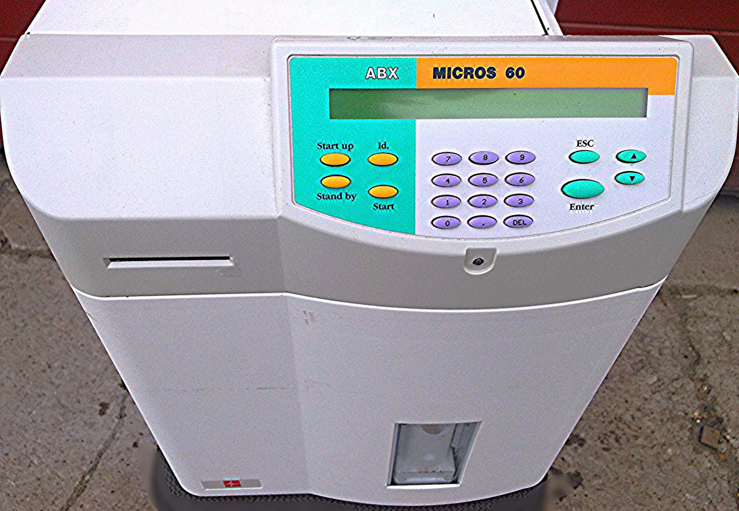 ABX Horiba Micros 60 CS Hematology Blood Analyzer & Ac Power Cable