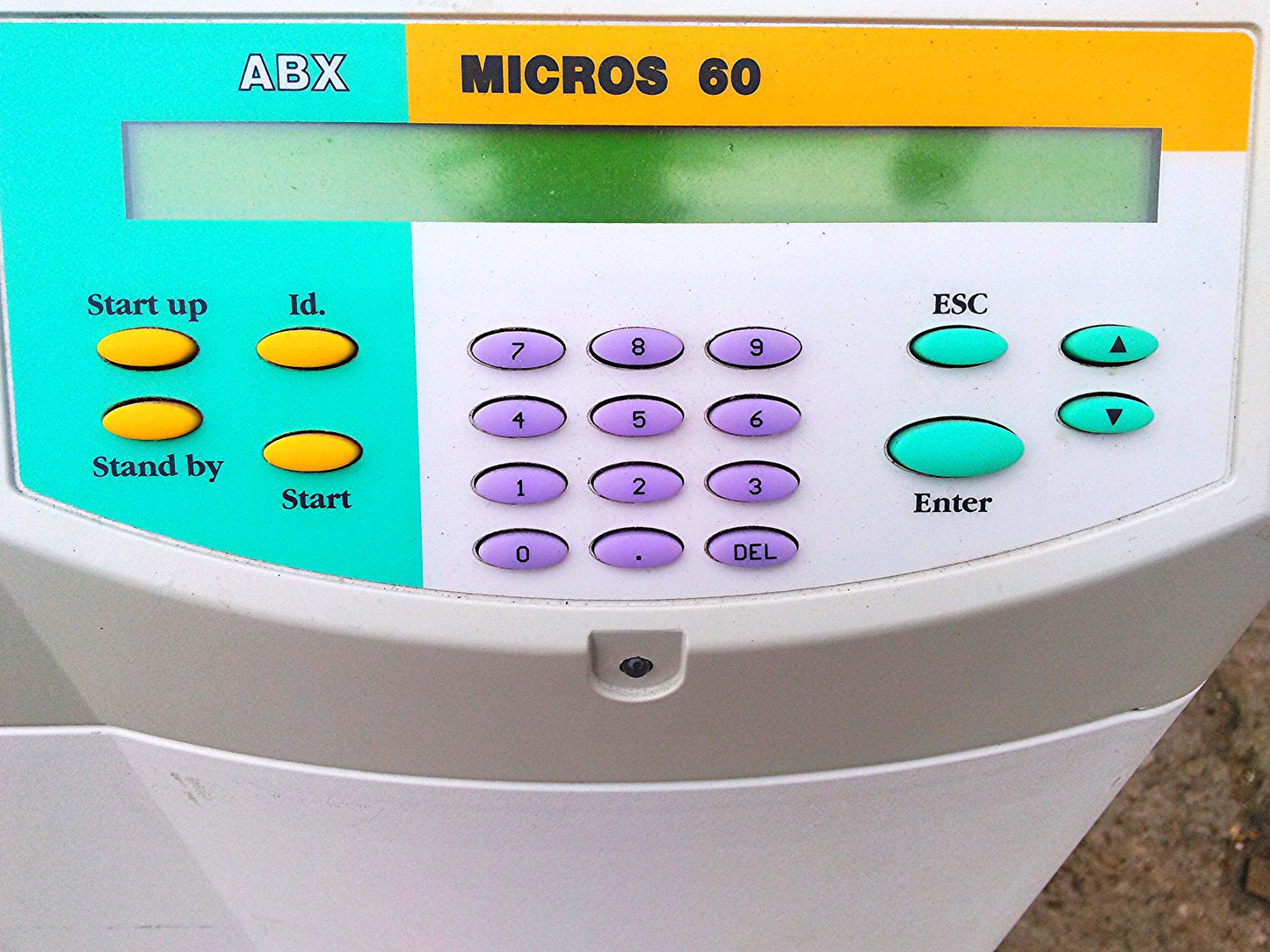 ABX Horiba Micros 60 CS Hematology Blood Analyzer & Ac Power Cable
