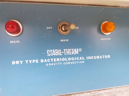BLUE M CONVECTION INCUBATOR STABILTHERM DRY TYPE BACTERIOLOGICAL LINDBERG GI200A