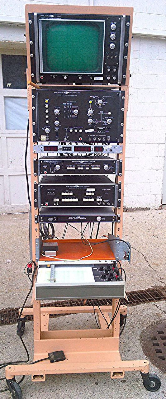 VINT HP 7035B X-Y DISPLAY 13116-2A RECORDER SPECTRAL DYNAMICS SPECTRUM ANALYZER