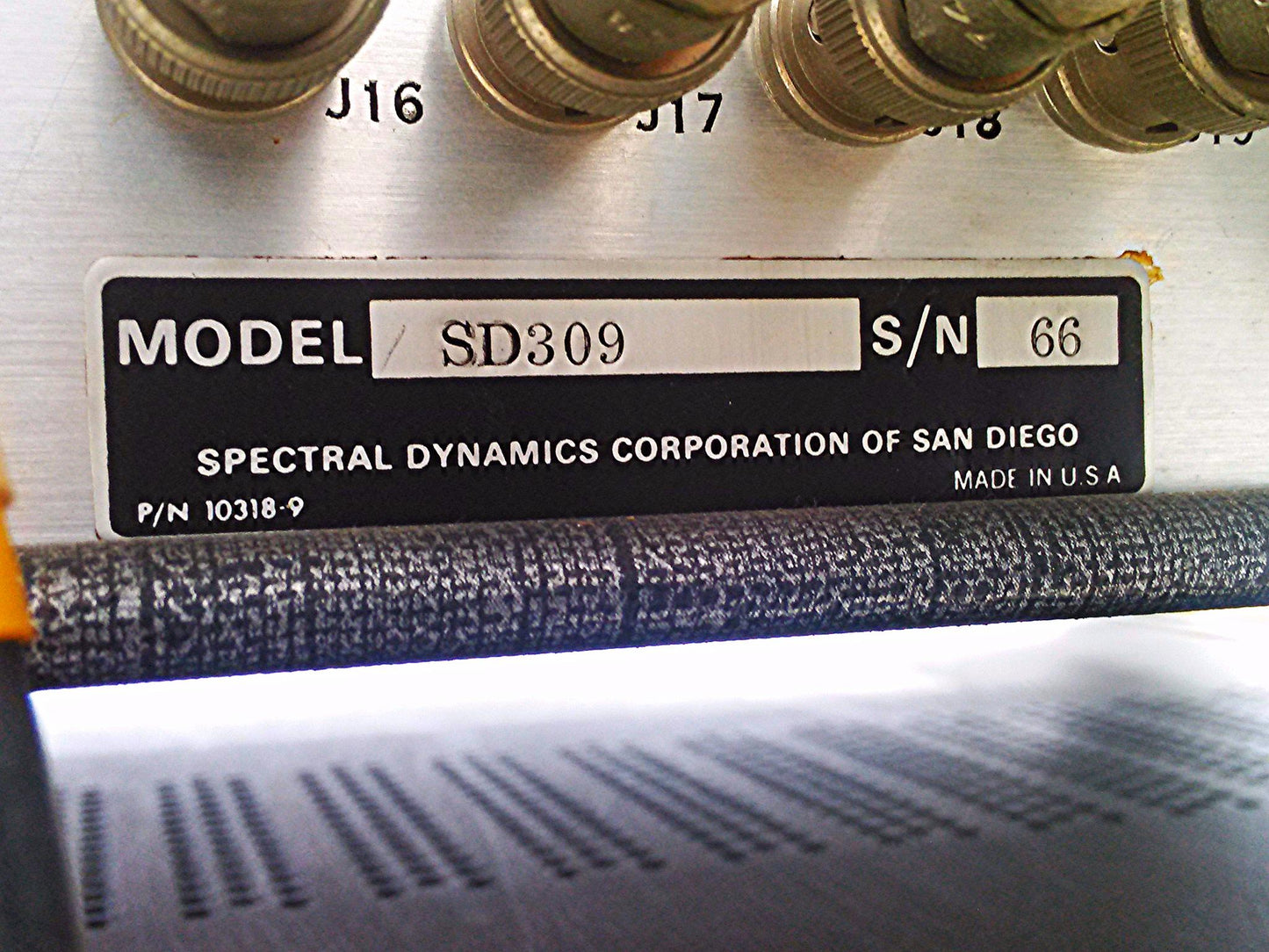 VINT HP 7035B X-Y DISPLAY 13116-2A RECORDER SPECTRAL DYNAMICS SPECTRUM ANALYZER