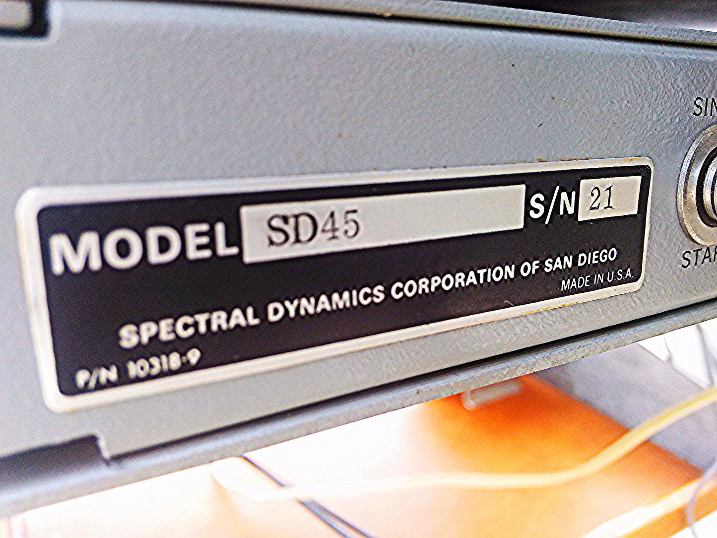 VINT HP 7035B X-Y DISPLAY 13116-2A RECORDER SPECTRAL DYNAMICS SPECTRUM ANALYZER