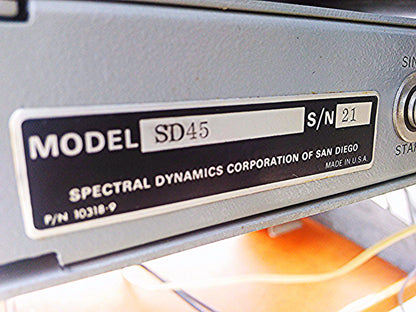 VINT HP 7035B X-Y DISPLAY 13116-2A RECORDER SPECTRAL DYNAMICS SPECTRUM ANALYZER