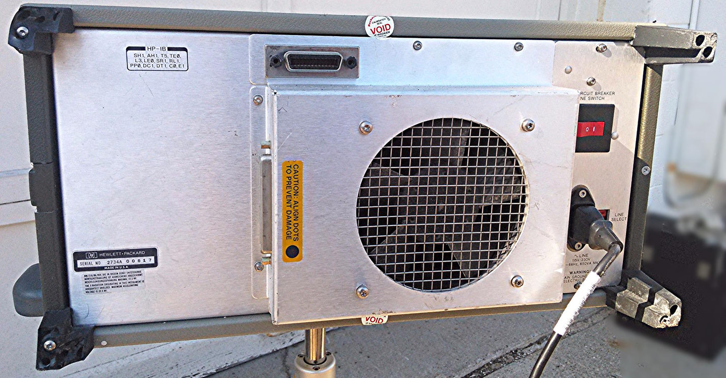 HEWLETT PACKARD HP 54120A DIGITIZING OSCILLOSCOPE MAINFRAME