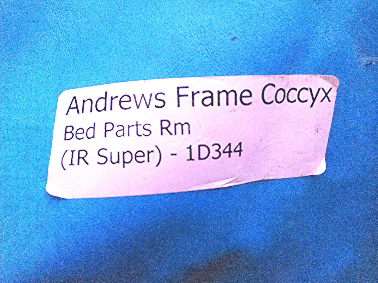 OSI ORTHOPEDIC SYSTEM OSI ANDREWS FRAME OR COCCYX ORTHOPEDIC AMSCO TABLE RACK