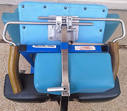 OSI ORTHOPEDIC SYSTEM OSI ANDREWS FRAME OR COCCYX ORTHOPEDIC AMSCO TABLE RACK