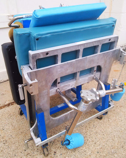 OSI ORTHOPEDIC SYSTEM OSI ANDREWS FRAME OR COCCYX ORTHOPEDIC AMSCO TABLE RACK