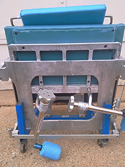 OSI ORTHOPEDIC SYSTEM OSI ANDREWS FRAME OR COCCYX ORTHOPEDIC AMSCO TABLE RACK