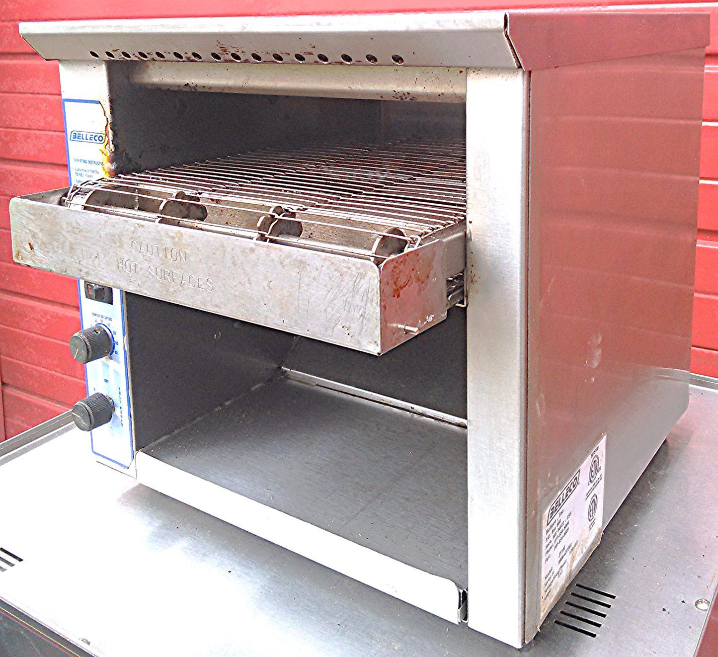 BELLECO JT1H CONVEYOR TOASTER OVEN KITCHEN RESTAURANT CAFETERIA PERFECT FREESHIP