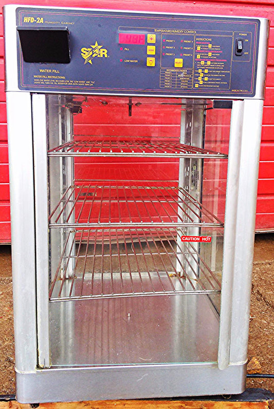 STAR HFD2A HOT FOOD HUMIDITY CABINET PIZZA PRETZEL BAGEL WARMER EXCELLENT CONDIT