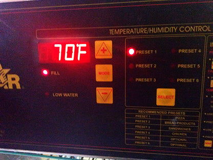 STAR HFD2A HOT FOOD HUMIDITY CABINET PIZZA PRETZEL BAGEL WARMER EXCELLENT CONDIT