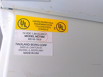 RAULAND RESPONDER IV TOUCHSCREEN CONSOLE MODEL NCTSM