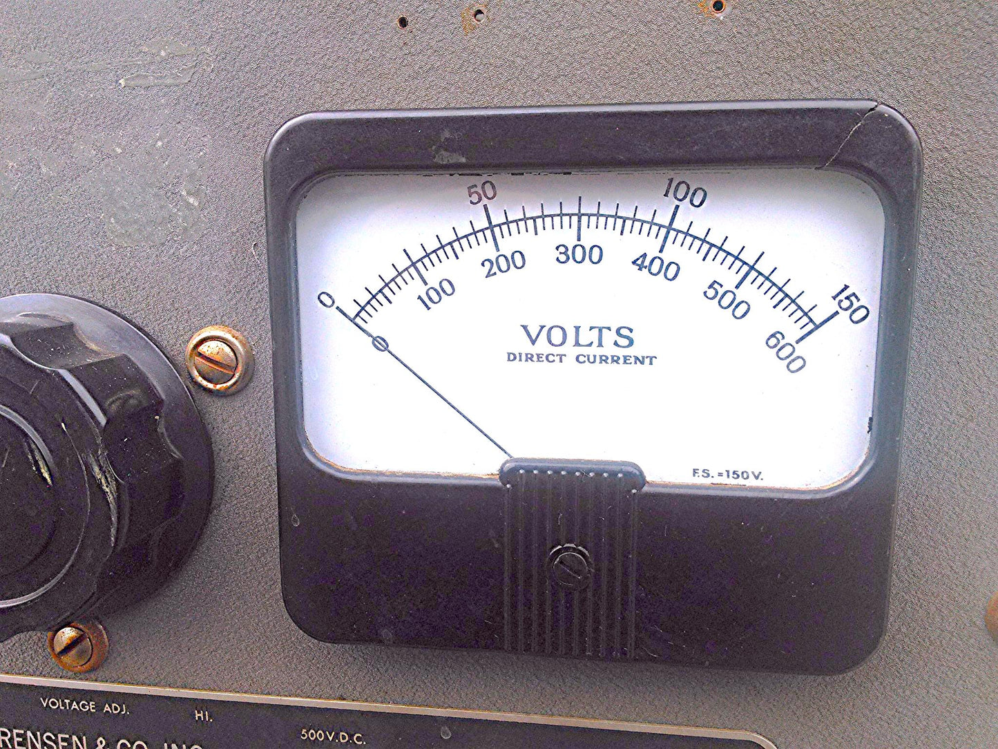 VINTAGE SORENSEN MODEL 500-BB REGULATED POWER SUPPLY