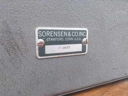 VINTAGE SORENSEN MODEL 500-BB REGULATED POWER SUPPLY