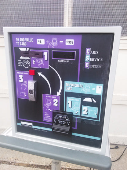 SCHLUBENGER VENDAMAT V/TOWER CSC/DAV/D VENDING BILL COPIER PRINTER MACHINE