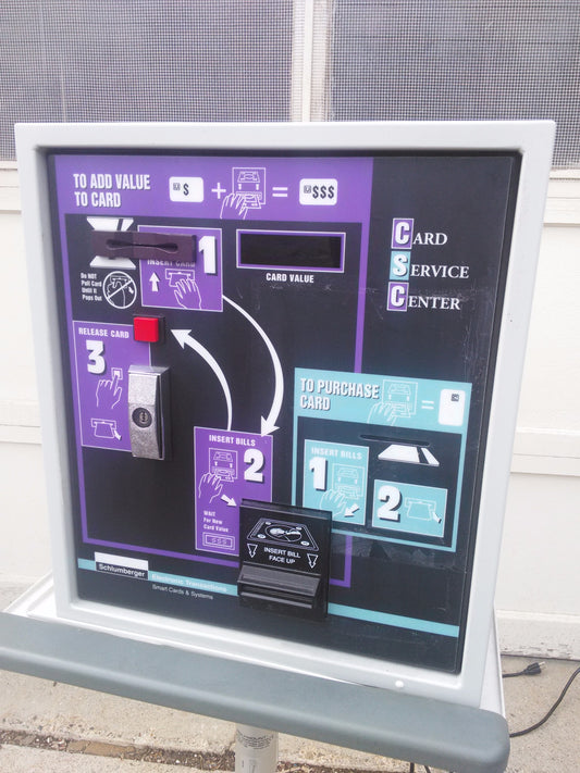 SCHLUBENGER VENDAMAT V/TOWER CSC/DAV/D VENDING BILL COPIER PRINTER MACHINE