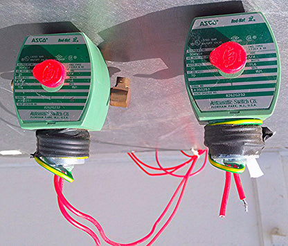 ASCO RED HAT II AUTOMATIC SWITCH NORMALLY CLOSED SOLENOID VALVE 8210G1 3/8" 120V