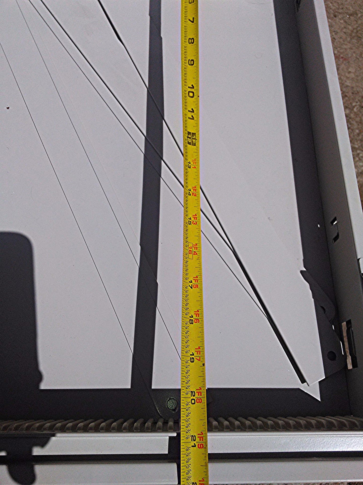 RUSS BASSETT 10 DRAWER STEEL MAP FILE 43" Wide x 22" 1/2' Deep FREE BusinessShip