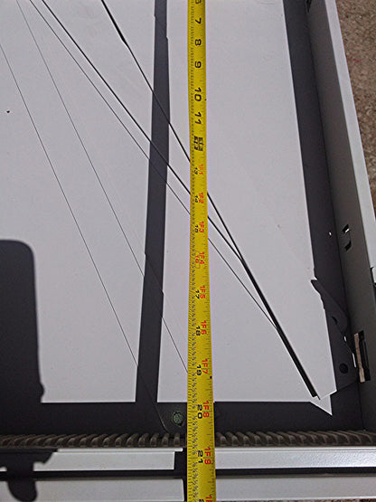 RUSS BASSETT 10 DRAWER STEEL MAP FILE 43" Wide x 22" 1/2' Deep FREE BusinessShip