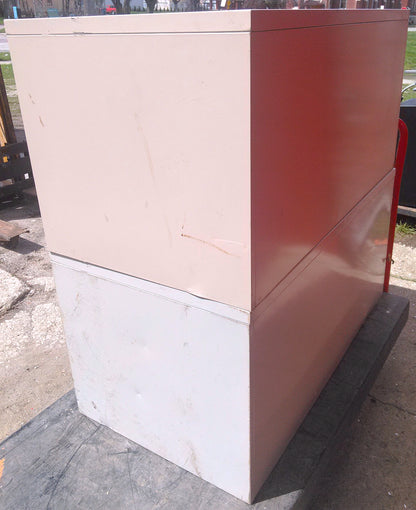 RUSS BASSETT 10 DRAWER STEEL MAP FILE 43" Wide x 22" 1/2' Deep FREE BusinessShip