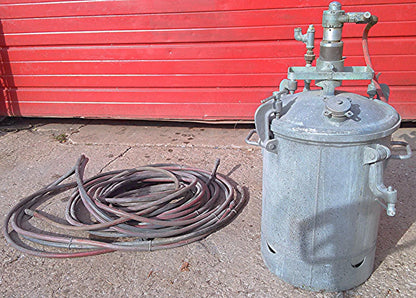 SATA SPRAY PAINT EQUIPMT PRESSURE TANK MADE GERMANY INHALL 4.8 GALLON 18 liters