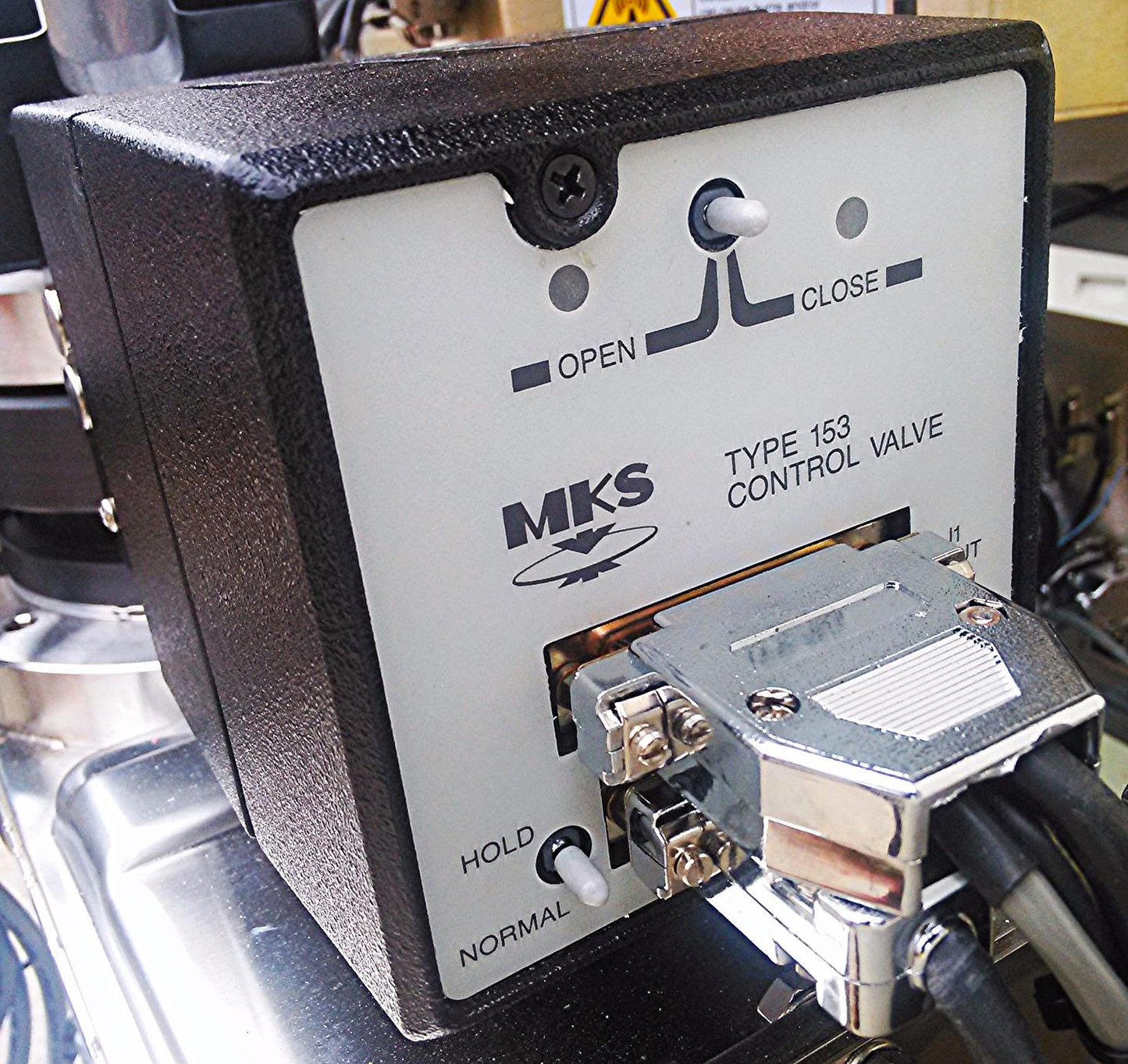 MKS TYPE 153 153D-3-80-2 Throttle Valve Controller Control Working Great Wafer