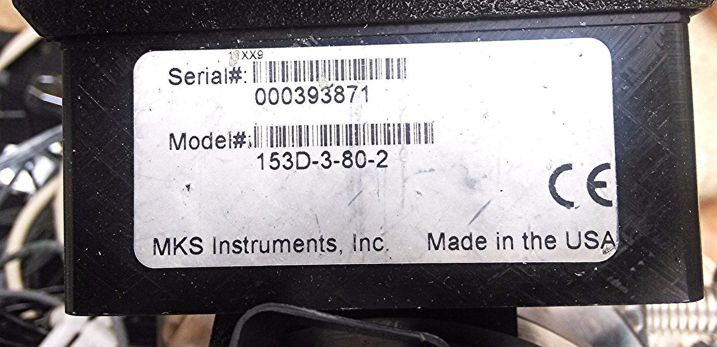 MKS TYPE 153 153D-3-80-2 Throttle Valve Controller Control Working Great Wafer