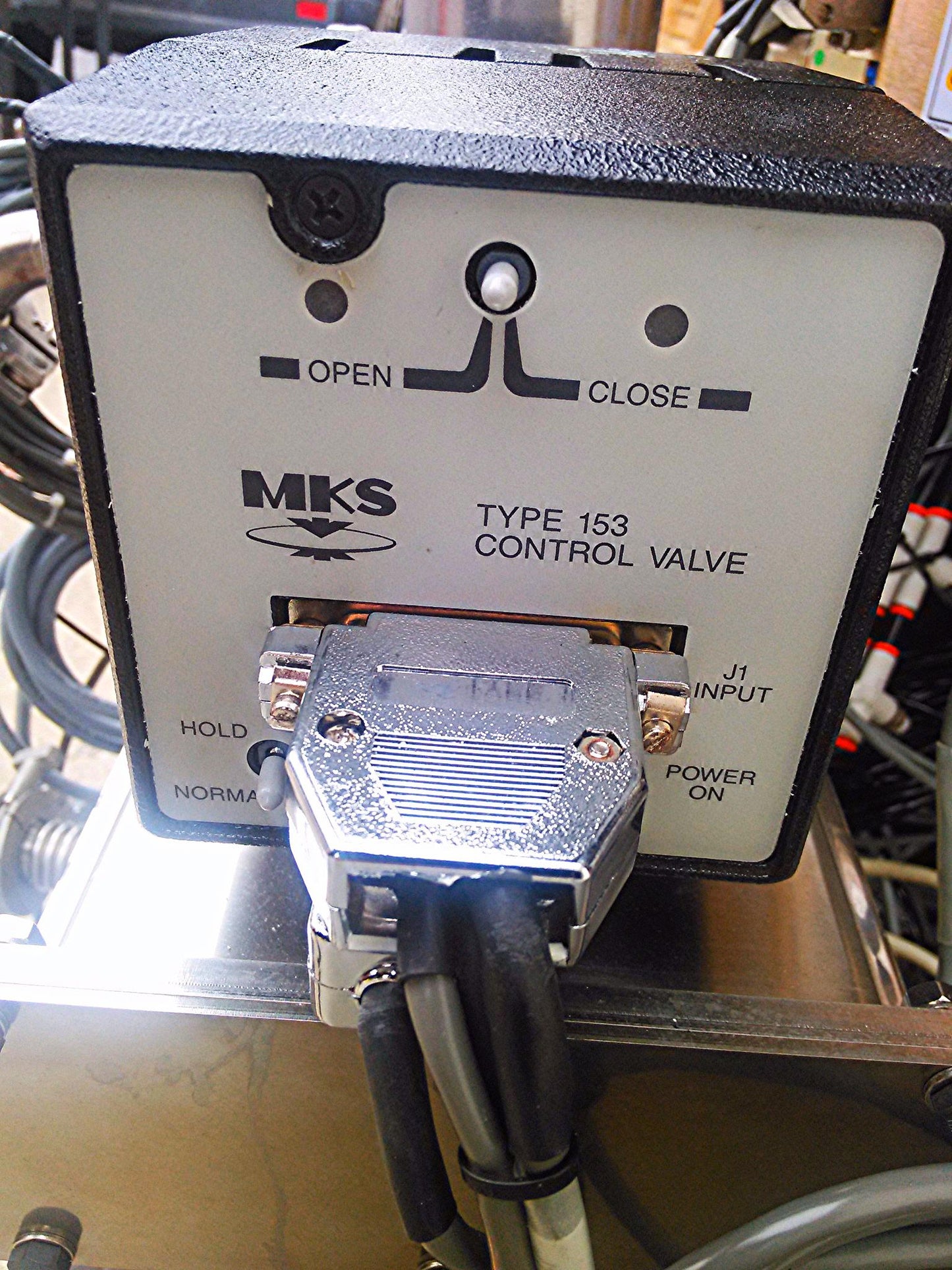 MKS TYPE 153 153D-3-80-2 Throttle Valve Controller Control Working Great Wafer