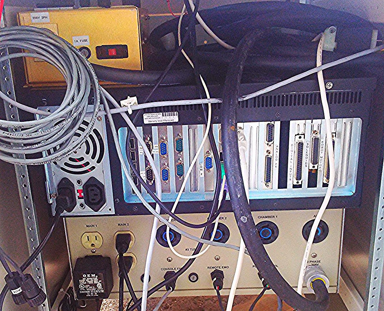 TRION ORACLE RIE PLASMA ETCHING PFEIFFER TPH521 PC BROOKS EXT NESLAB M75 MKS LPV