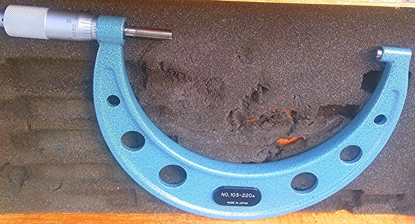 MUTUTOYO MICROMETER BOX SET 193-211,103-136, 103-217,103-218,103-219A,103-220A