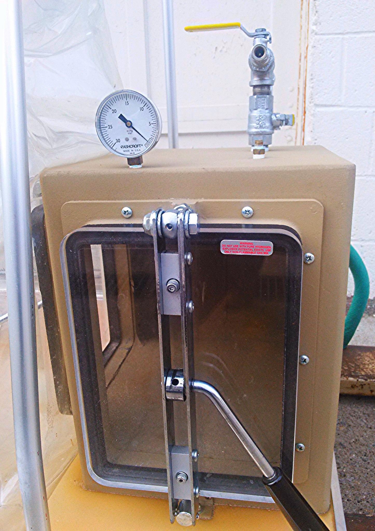 COY LAB VINYL MALC ANAEROBIC CHAMBER GLOVE BOX HOOD COMPLETE L@@K!!!