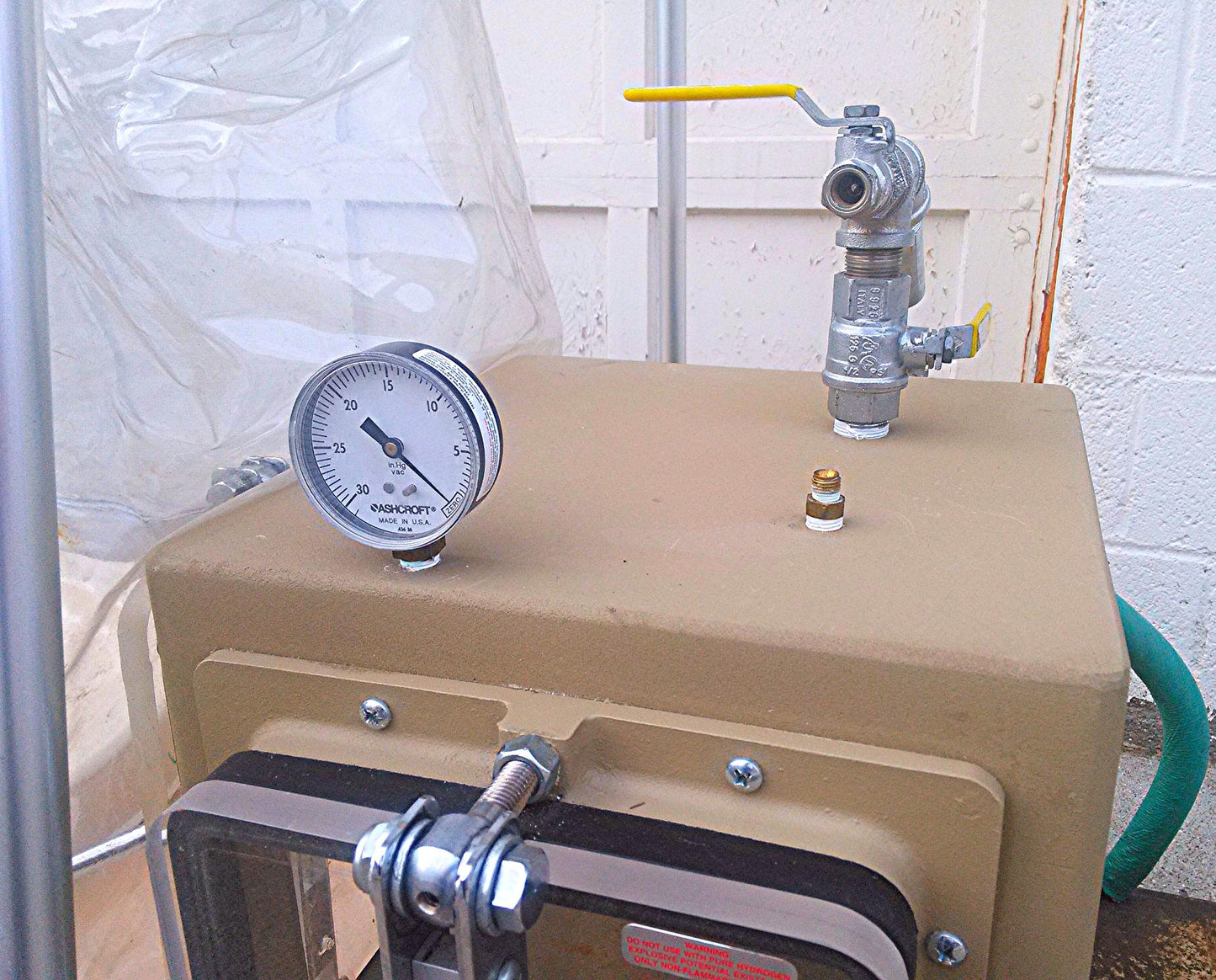 COY LAB VINYL MALC ANAEROBIC CHAMBER GLOVE BOX HOOD COMPLETE L@@K!!!