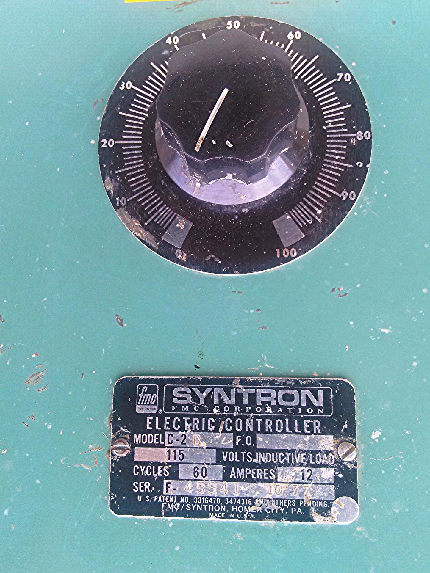FMC SYNTRON C-2B 12 AMPERES Mounting Syntron® Electromagnetic Vibrators 115Volts