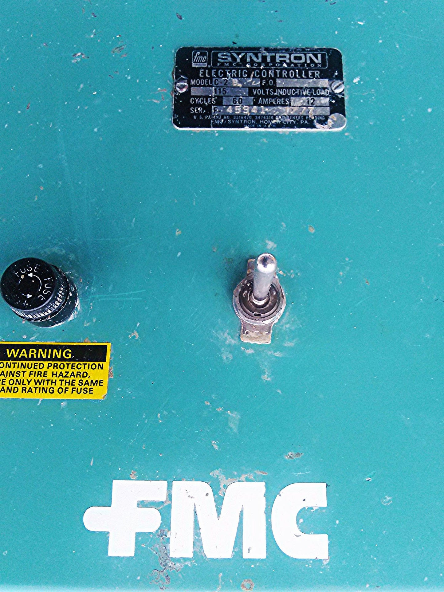 FMC SYNTRON C-2B 12 AMPERES Mounting Syntron® Electromagnetic Vibrators 115Volts