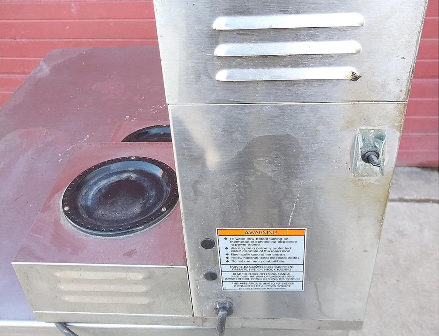 BUNN-O-MATIC 3 WARMER POUR OVER COFFEE BREWER MODEL UP17-3 FREE SHIPPING