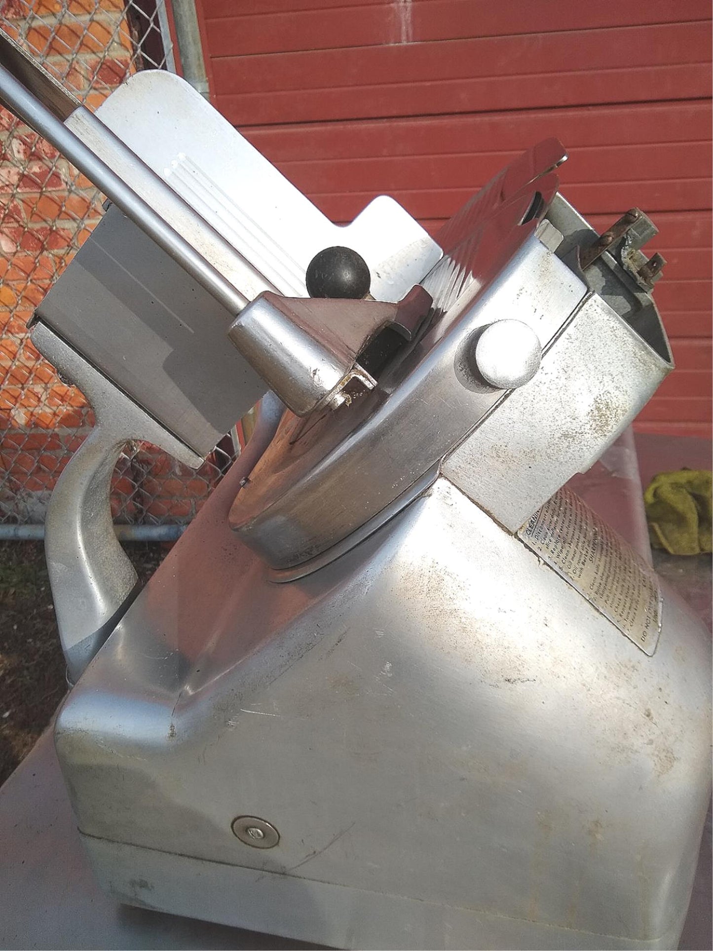 US BERKEL 818 Automatic Deli Meat Cheese SLICER NoSharpener WATCH VIDEO FREESHIP